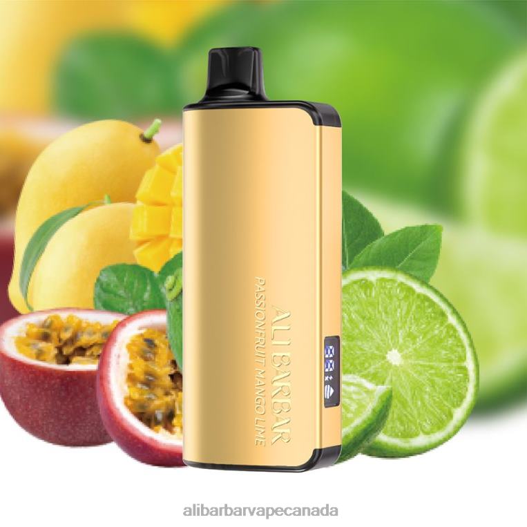 Alibarbar Ingot 20000 Disposable Vape Passionfruit Mango Lime JV2DX39 - Alibarbar Vape Review