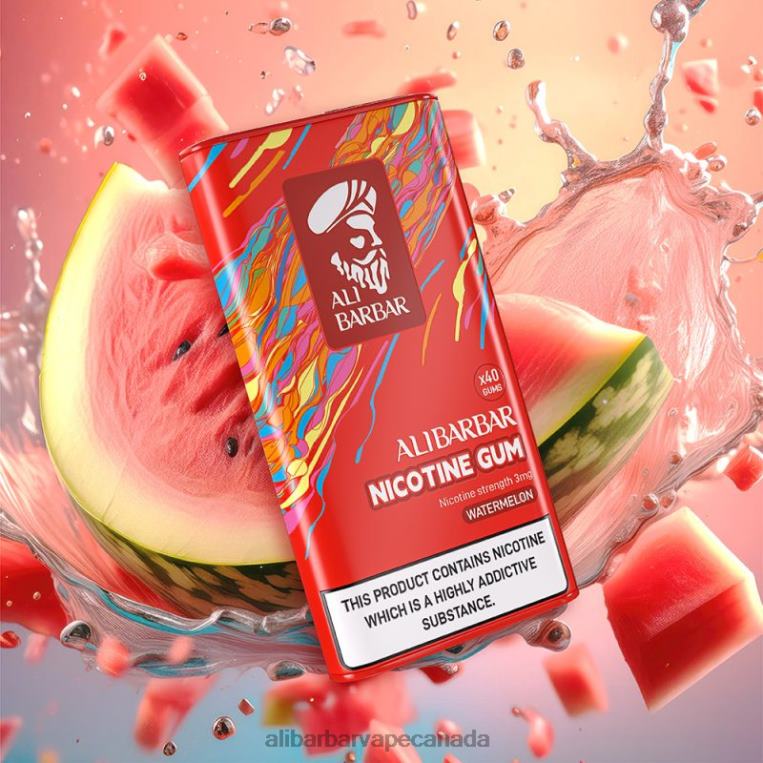 Alibarbar Nicotine Gum Watermelon JV2DX103 - Alibarbar Flavours