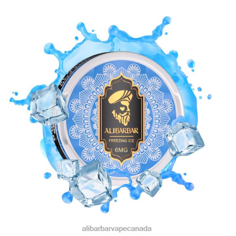 Alibarbar Nicotine Pouches Freezing Ice JV2DX84 - Alibarbar Vape Nicotine Content
