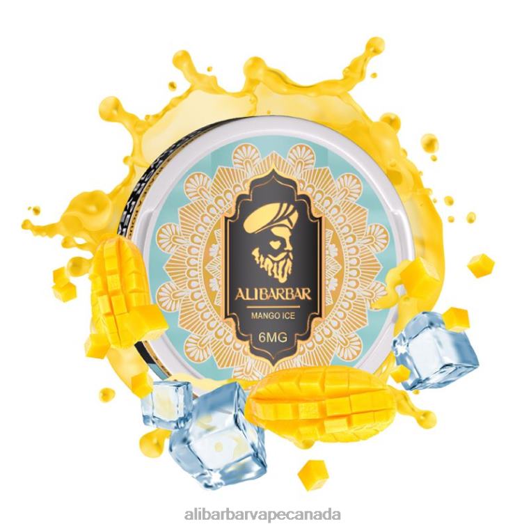 Alibarbar Nicotine Pouches Mango Ice JV2DX87 - Alibarbar Vape Review