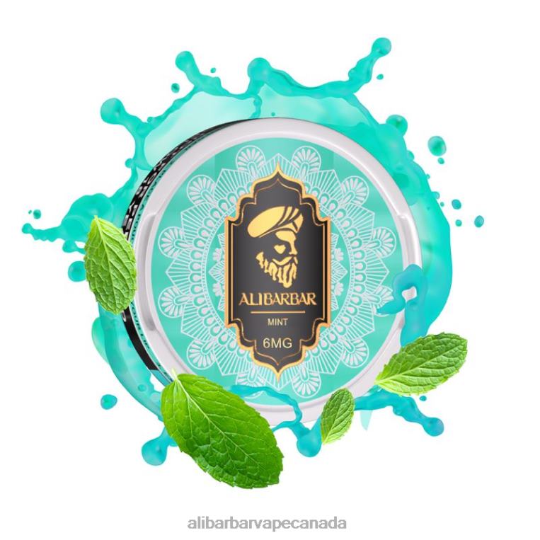 Alibarbar Nicotine Pouches Mint JV2DX89 - Alibarbar Vape Canada
