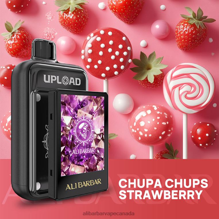 Alibarbar Upload Chupa chups strawberry JV2DX114 - Alibarbar Vape Nicotine Content